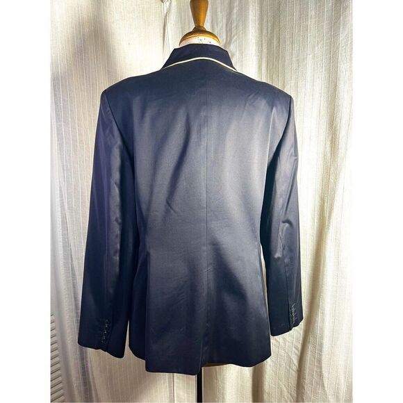 Oscar de la Renta | Women's | Blazers | Size 16 | Black and Cream Blazer - Picture 4 of 5